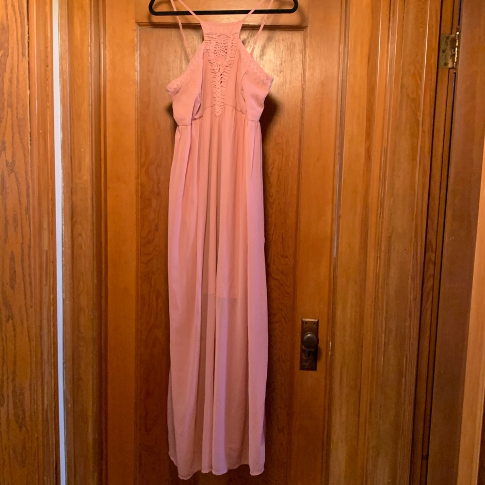 Japna dusty rose maxi dress